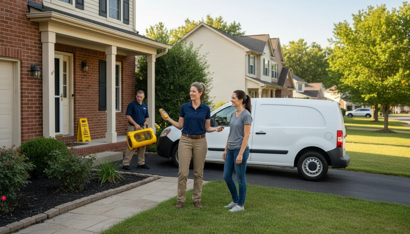 Residential water damage restoration in Shelby, MT